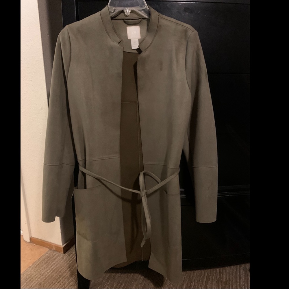 Faux suede Coat